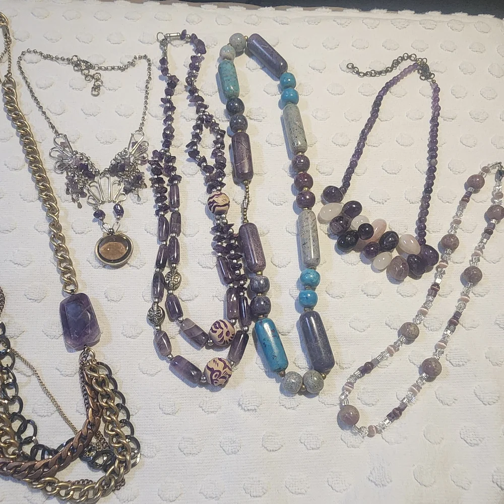 18pc Vintage Natural Stone Jewerly Lot - Picture 8 of 14